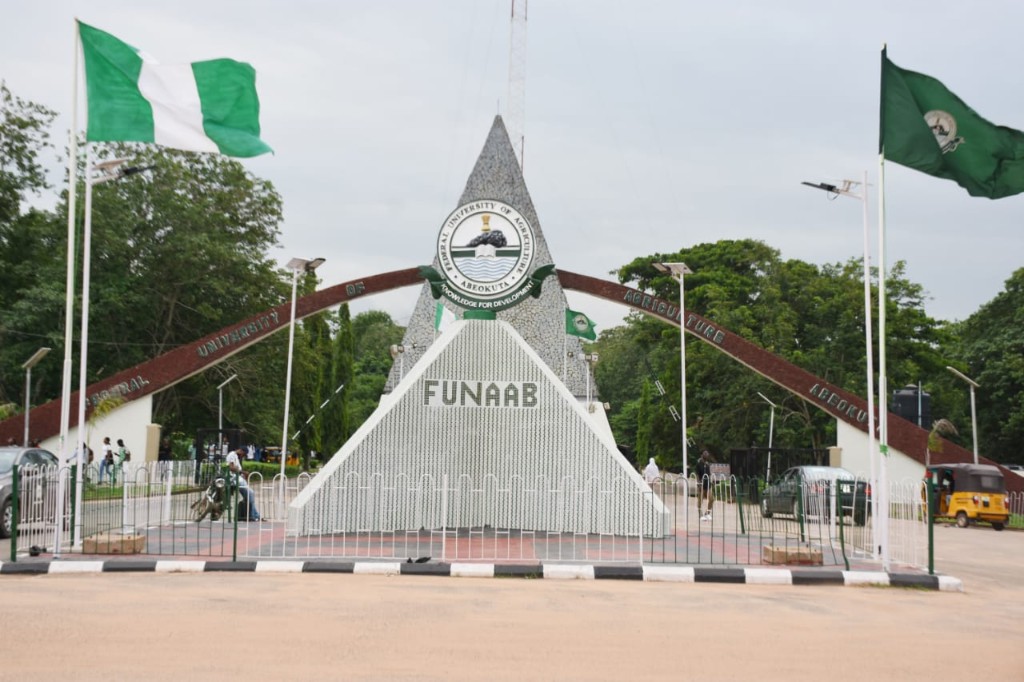 FUNAAB campus entrance